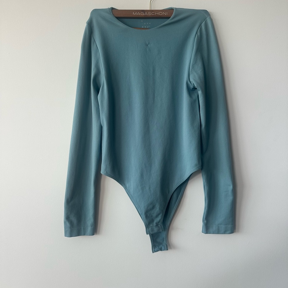 A New Day (Target) Teal Long Sleeve Bodysuit